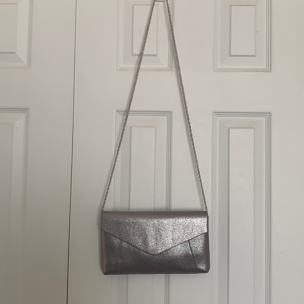 Beautiful silver clutch